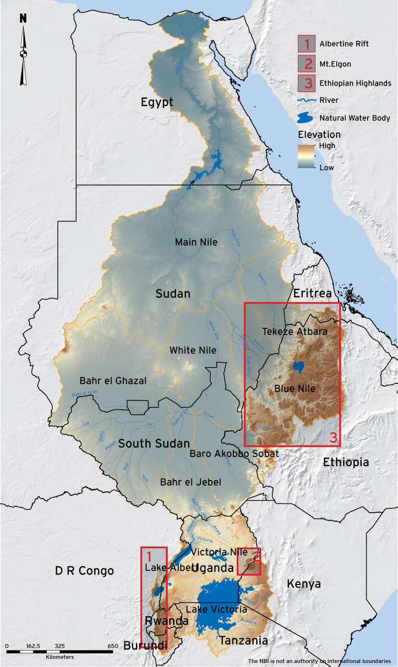 Major Nile Basin Water Towers – Nile Basin Water Resources Atlas